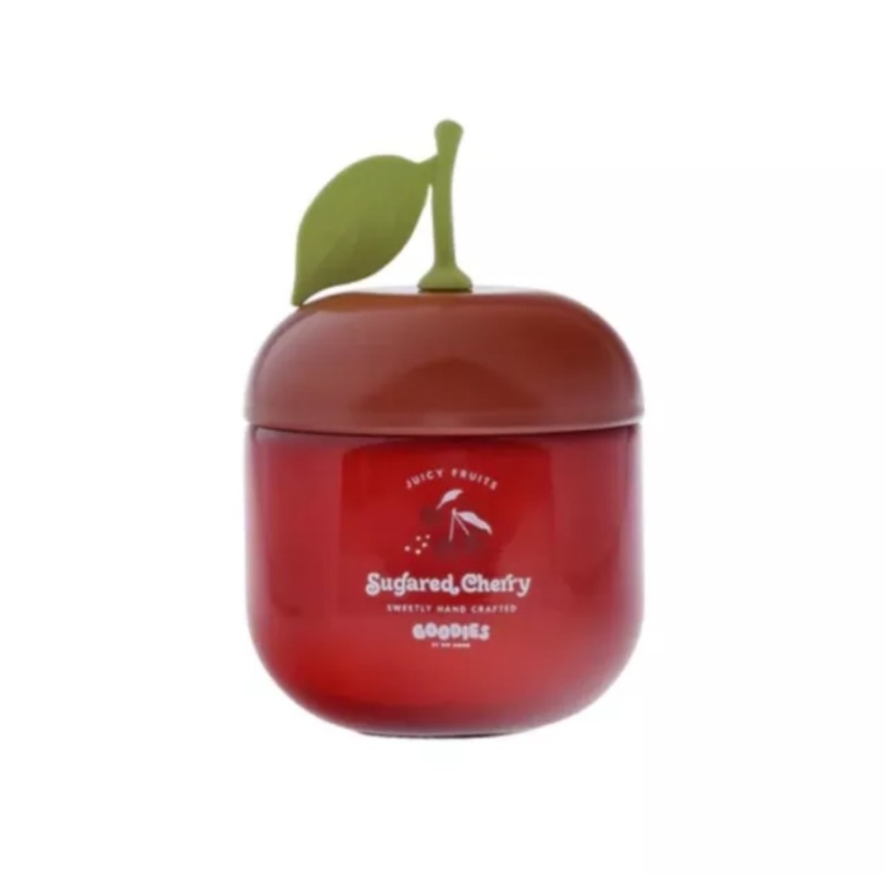 Goodies by DW Home Sugared Cherry Scented Candle Large Single Wick New